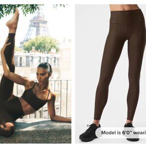 ALO YOGA 7/8 High-Waist Airlift Legging Espresso Size XS